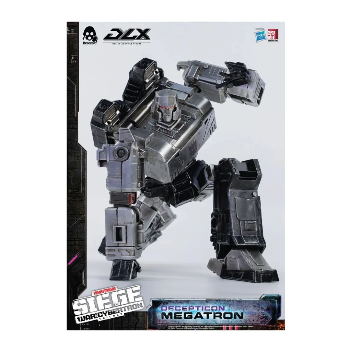 Three0 Transformers - DLX MEGATRON - War For Cybertron Trilogy
