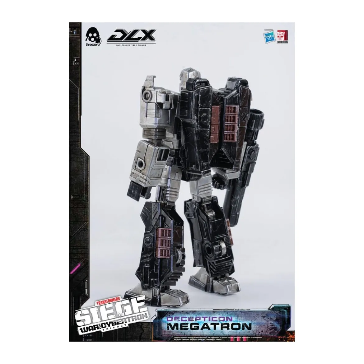 Three0 Transformers - DLX MEGATRON - War For Cybertron Trilogy