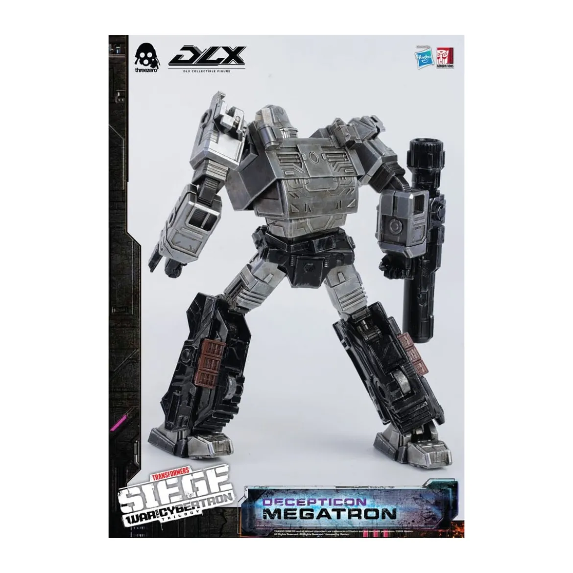 Three0 Transformers - DLX MEGATRON - War For Cybertron Trilogy