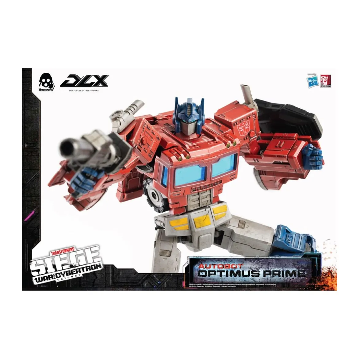 Three0 Transformers - DLX OPTIMUS PRIME - War For Cybertron Trilogy