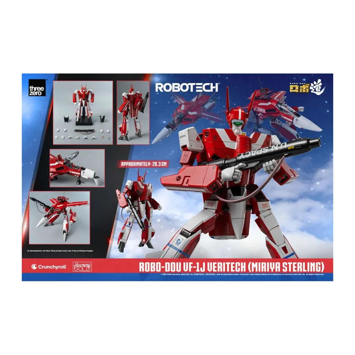 Three Zero - ROBOTECH - VF-1J Veritech (Miriya Sterling) Robo-Dou - Macross