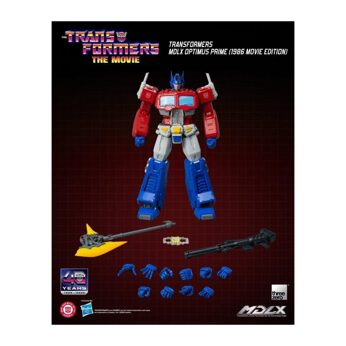 Three Zero - Transformers MDLX OPTIMUS PRIME (1986 Movie Edition)