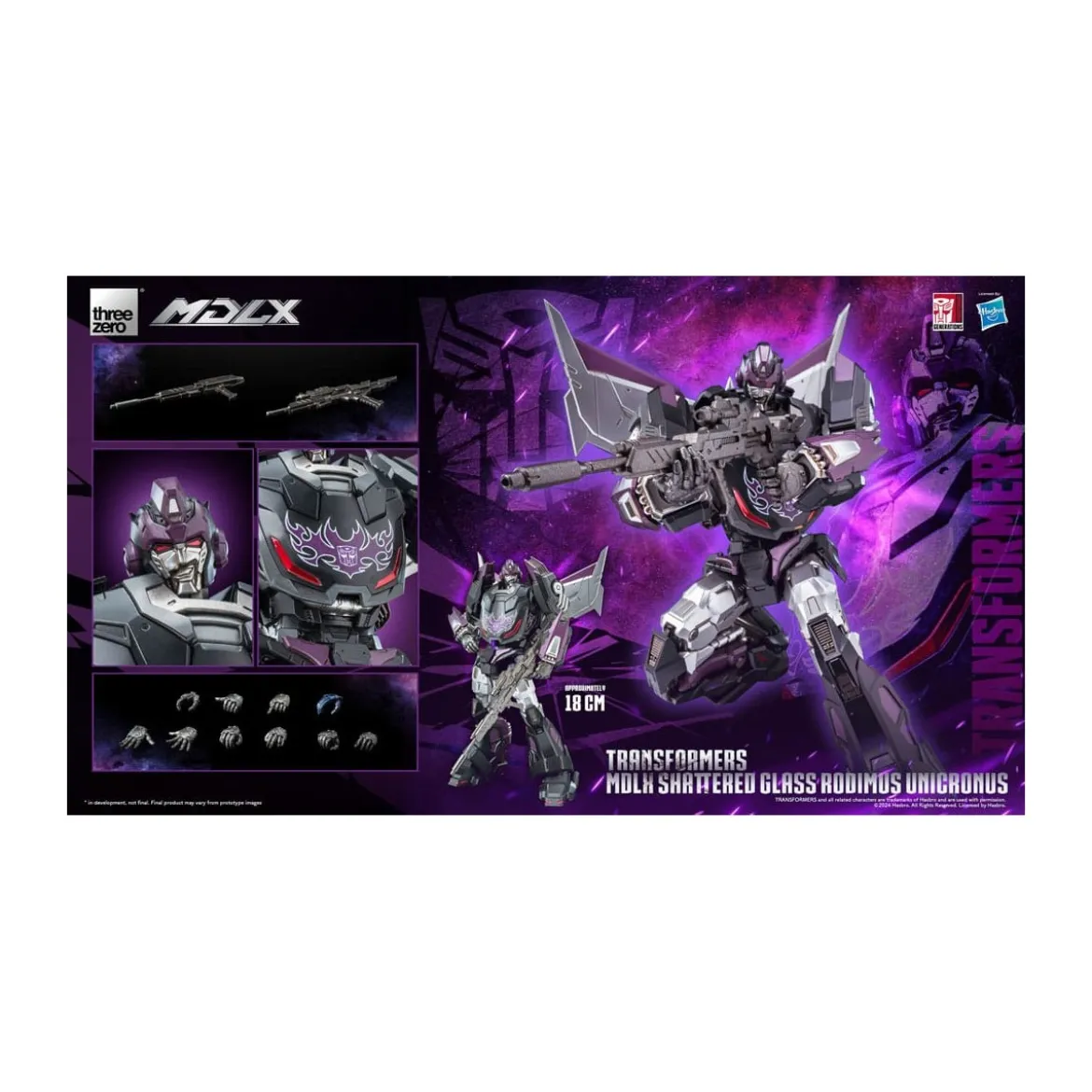 Three Zero - Transformers Shattered Glass MDLX RODIMUS UNICRONUS