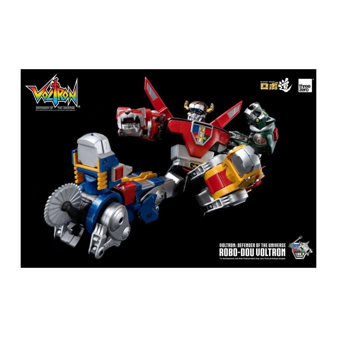 Three Zero - Voltron: Defender of the Universe figurine Robo-Dou Voltron