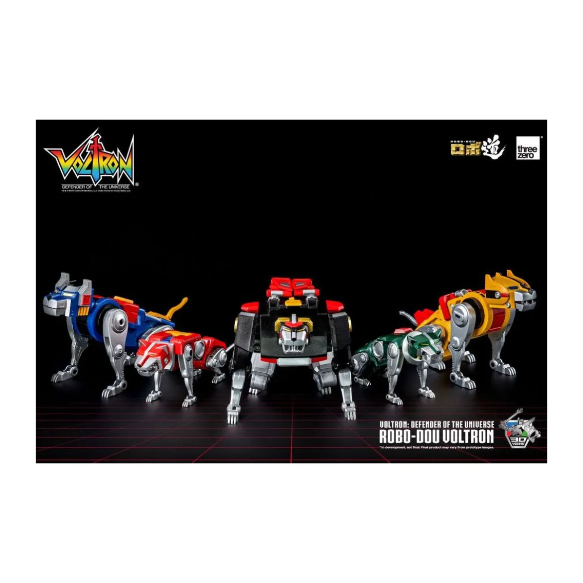 Three Zero - Voltron: Defender of the Universe figurine Robo-Dou Voltron