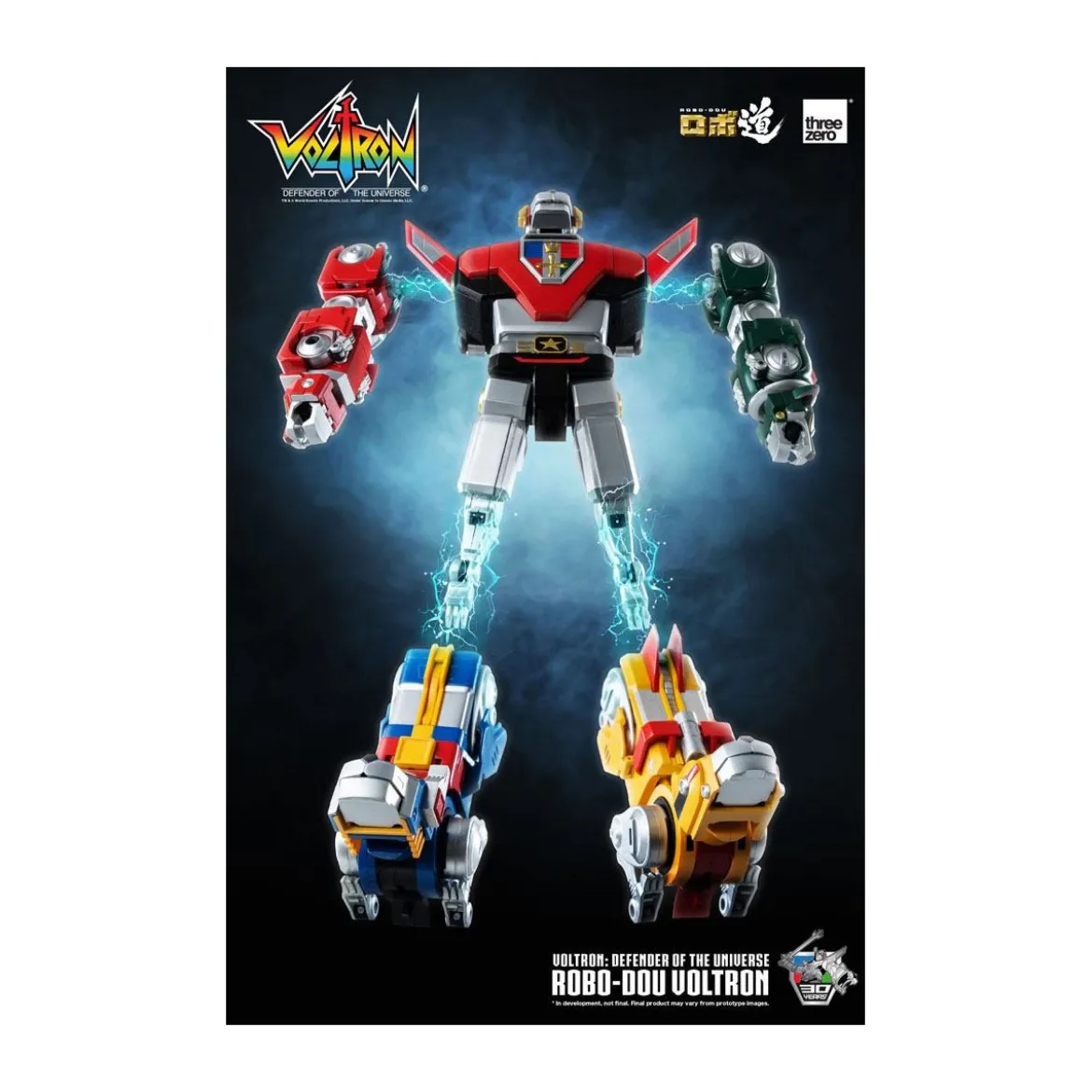Three Zero - Voltron: Defender of the Universe figurine Robo-Dou Voltron
