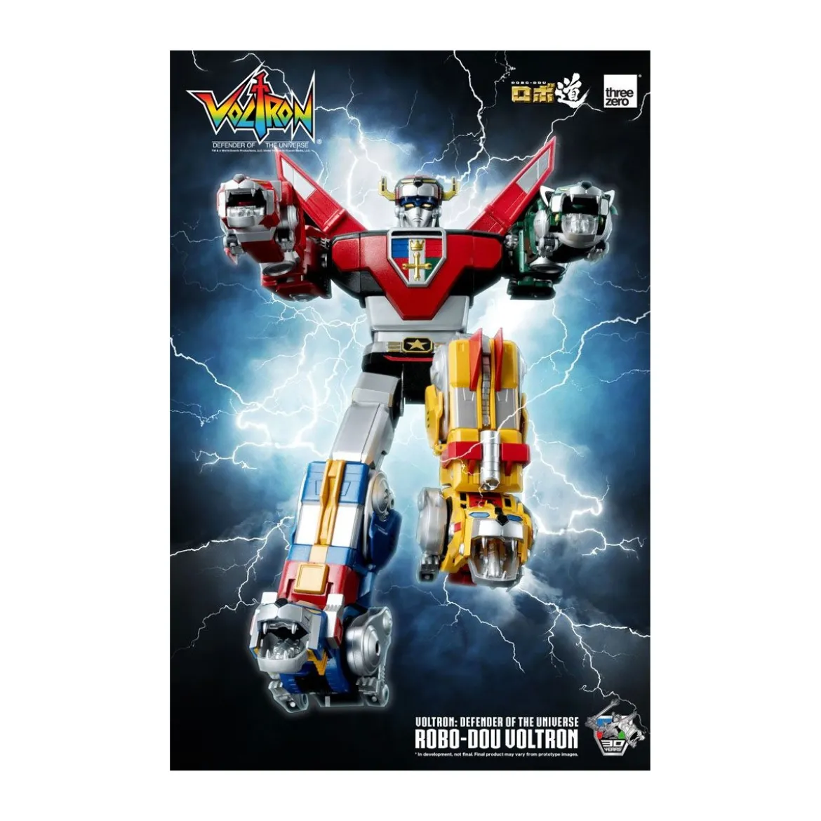 Three Zero - Voltron: Defender of the Universe figurine Robo-Dou Voltron