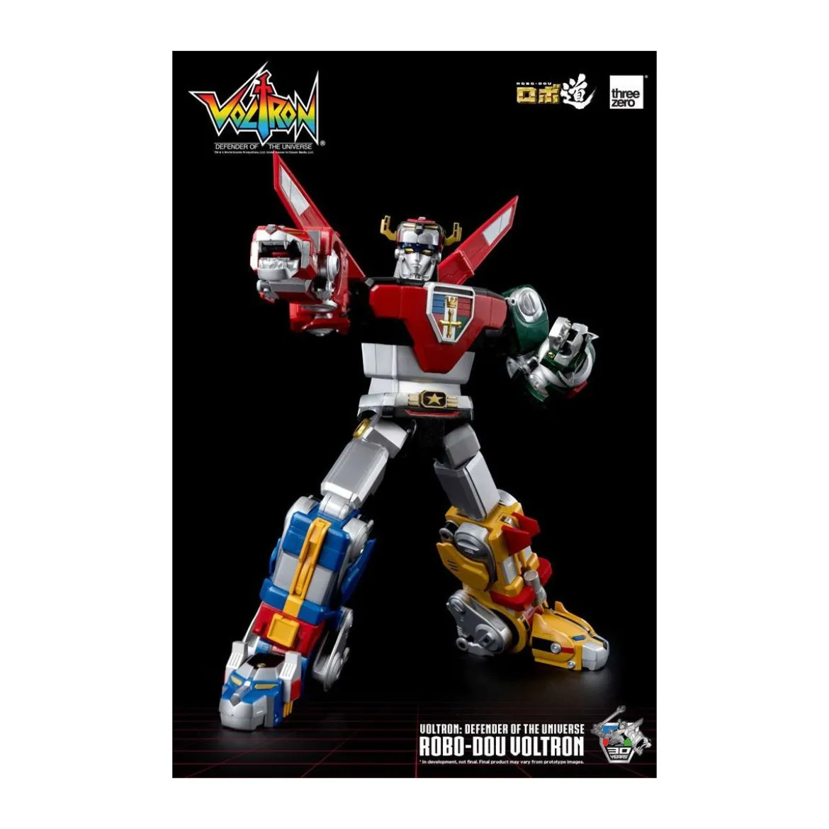 Three Zero - Voltron: Defender of the Universe figurine Robo-Dou Voltron