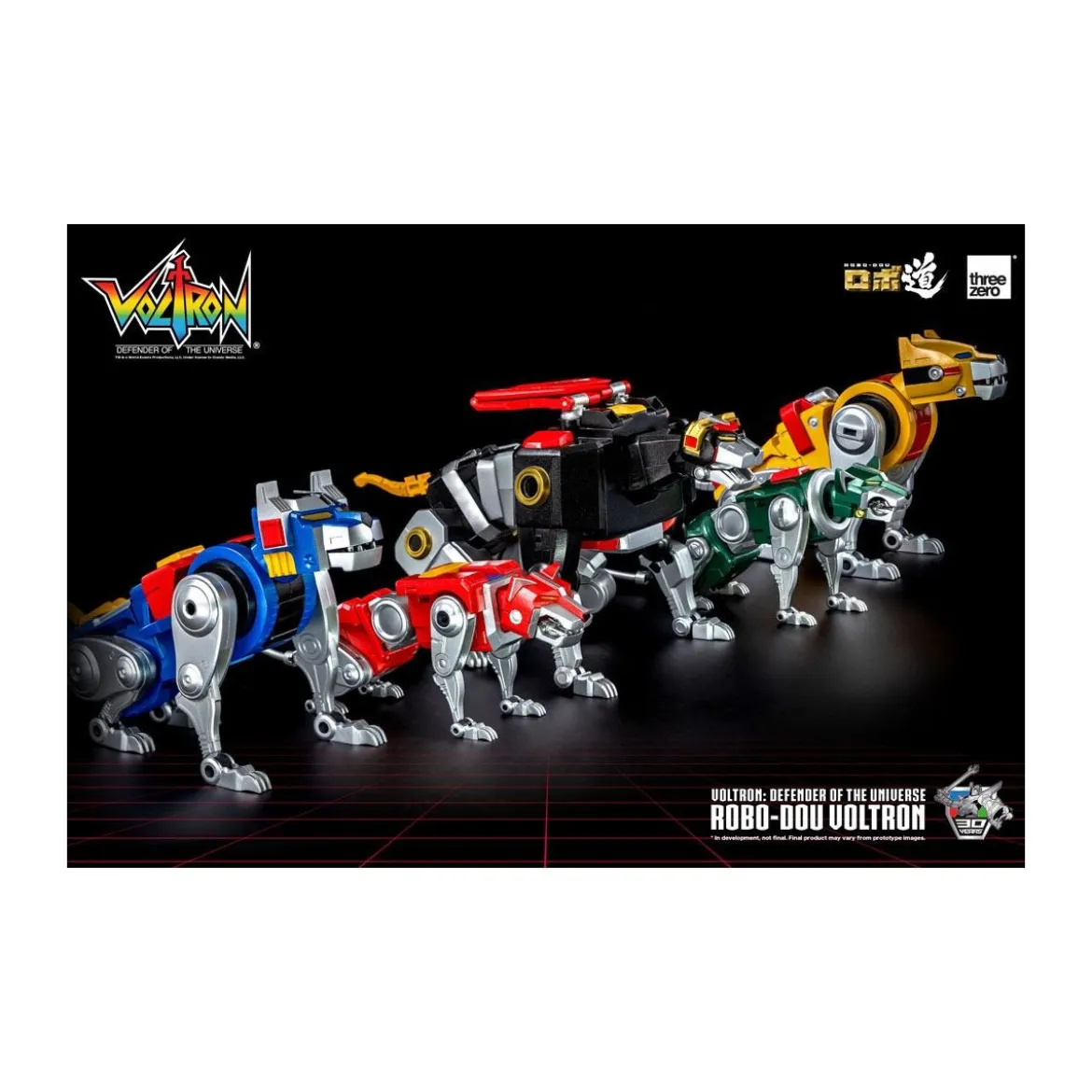 Three Zero - Voltron: Defender of the Universe figurine Robo-Dou Voltron