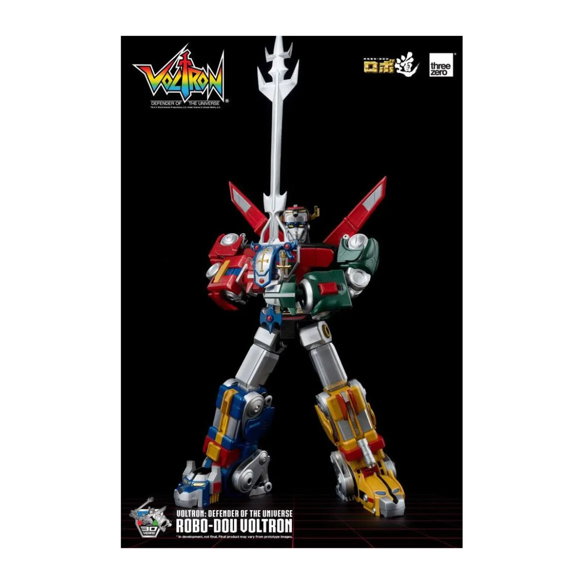 Three Zero - Voltron: Defender of the Universe figurine Robo-Dou Voltron