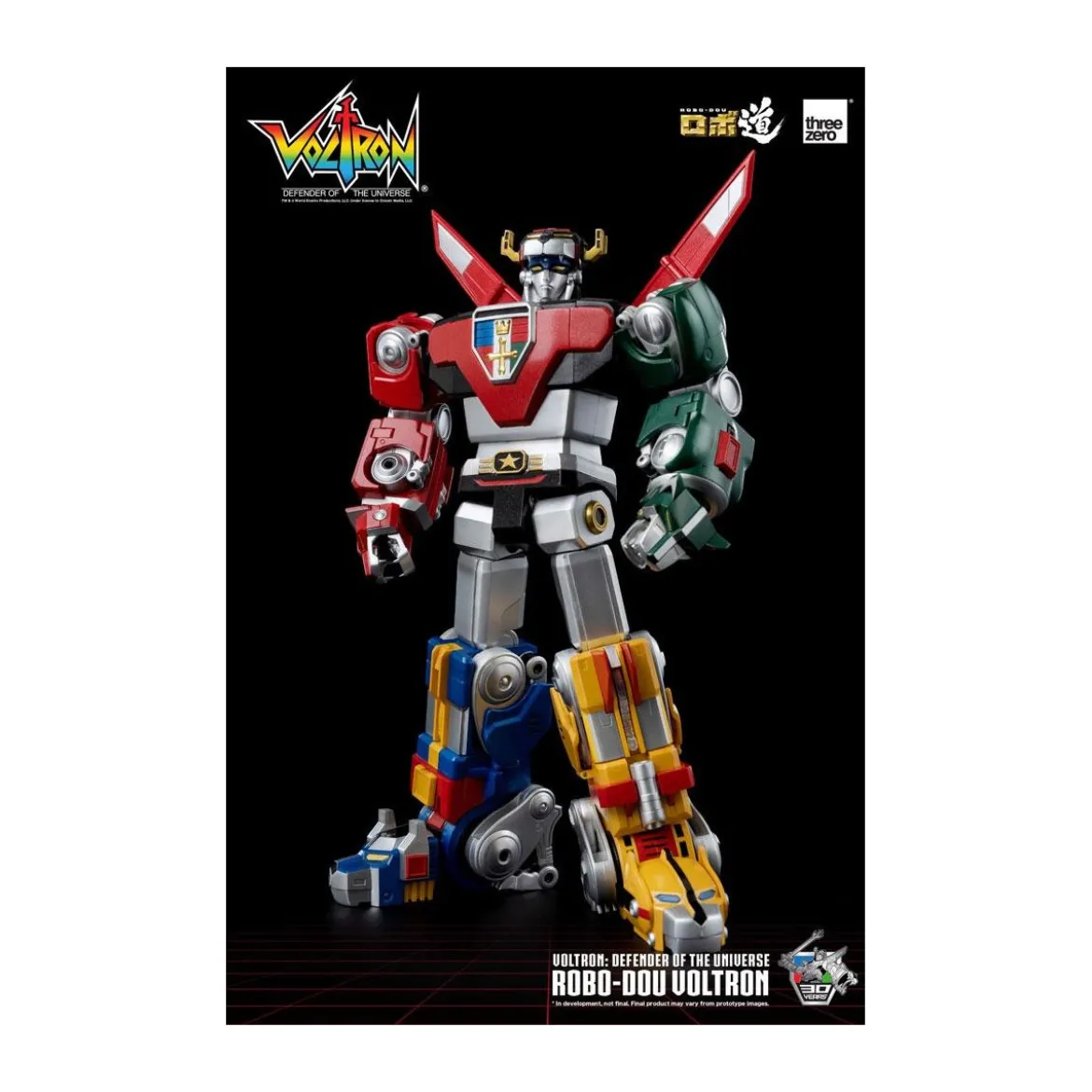 Three Zero - Voltron: Defender of the Universe figurine Robo-Dou Voltron