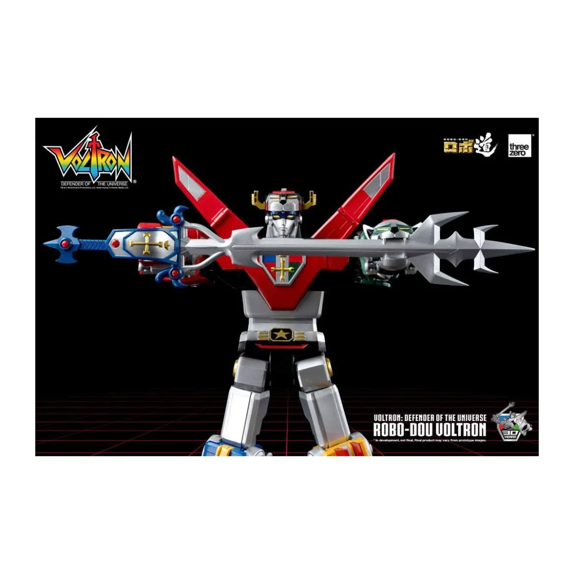 Three Zero - Voltron: Defender of the Universe figurine Robo-Dou Voltron
