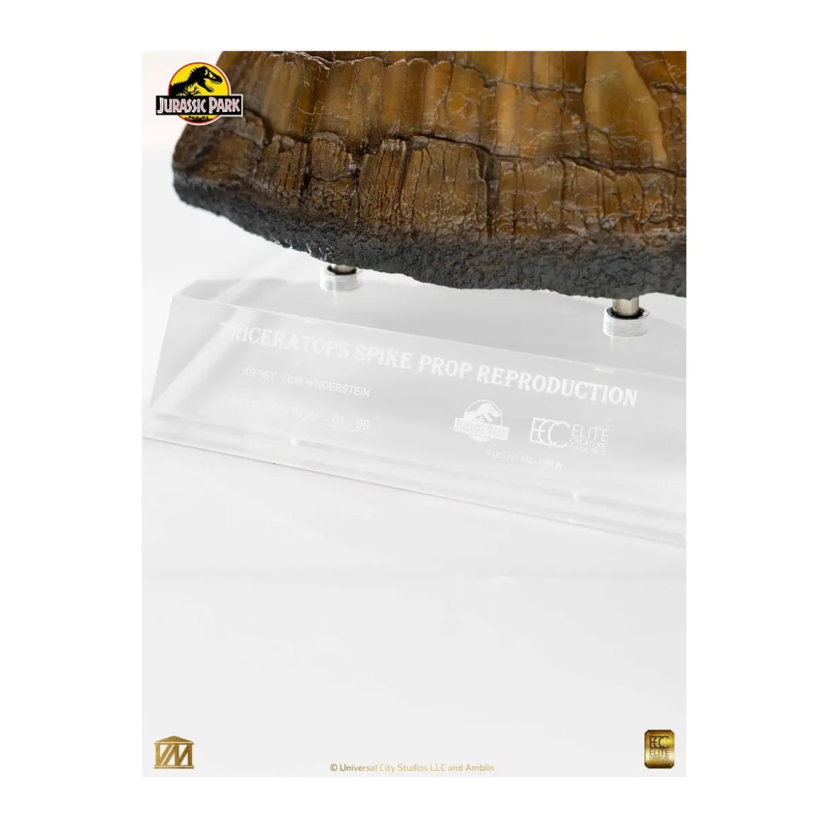 Toynami ECC Elite Creature Collectibles - Triceratops Spike Prop - Jurassic Park