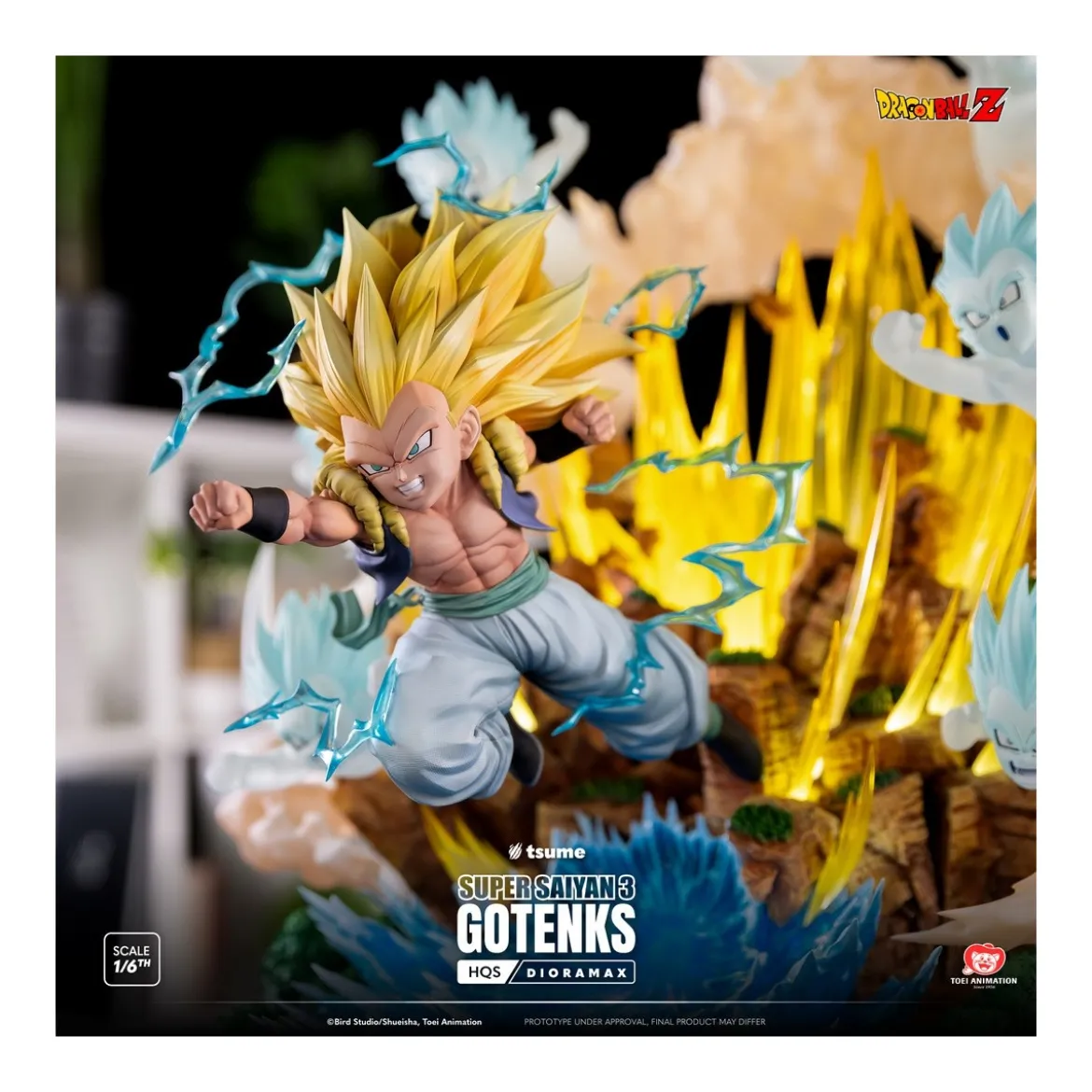 Tsume Dragon Ball Z HQS Dioramax - Super Saiyan 3 GOTENKS 1/6