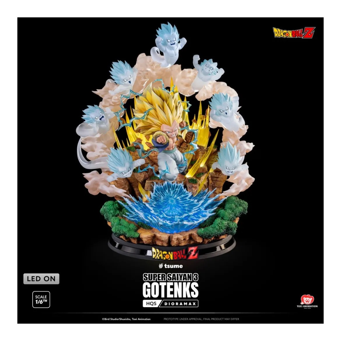 Tsume Dragon Ball Z HQS Dioramax - Super Saiyan 3 GOTENKS 1/6