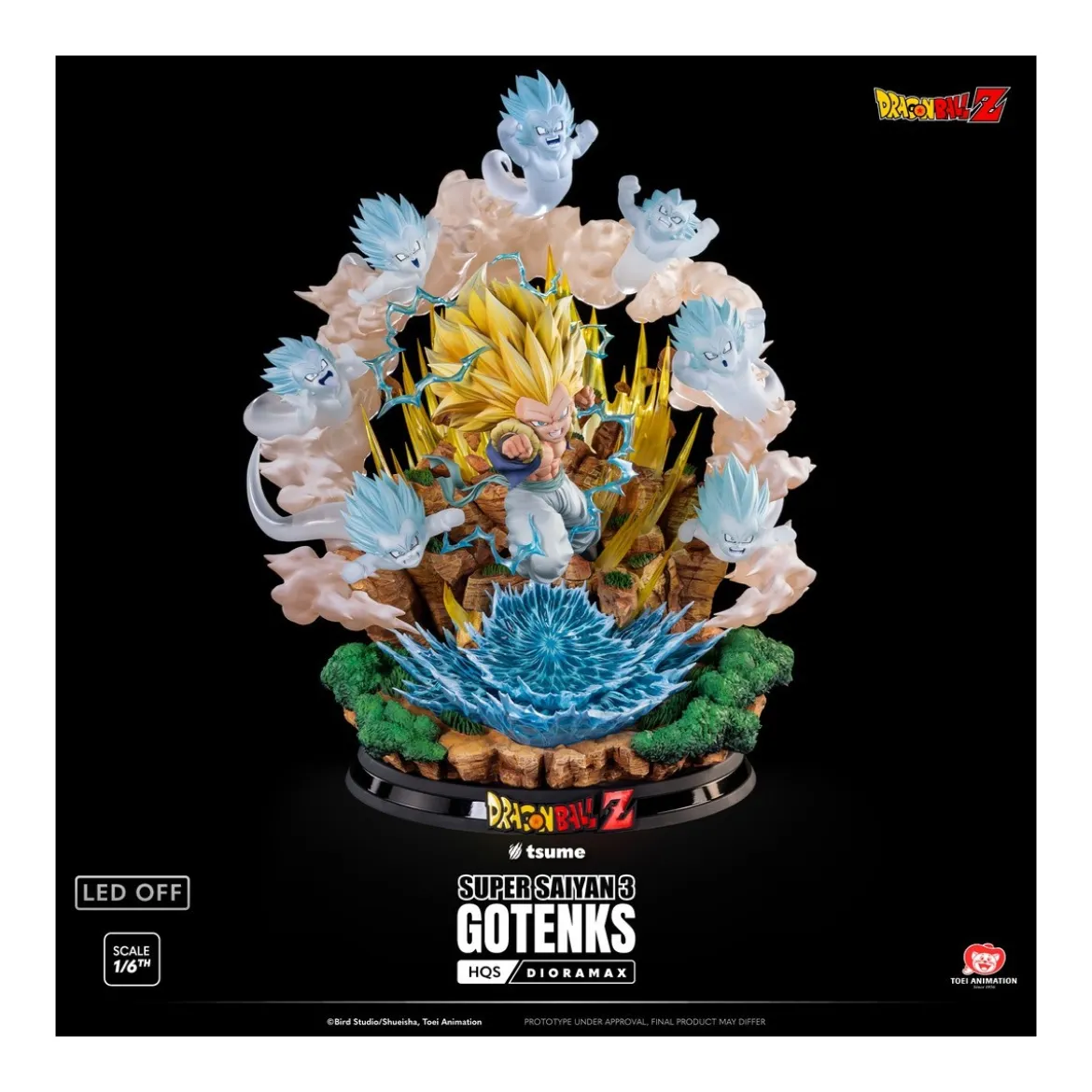 Tsume Dragon Ball Z HQS Dioramax - Super Saiyan 3 GOTENKS 1/6