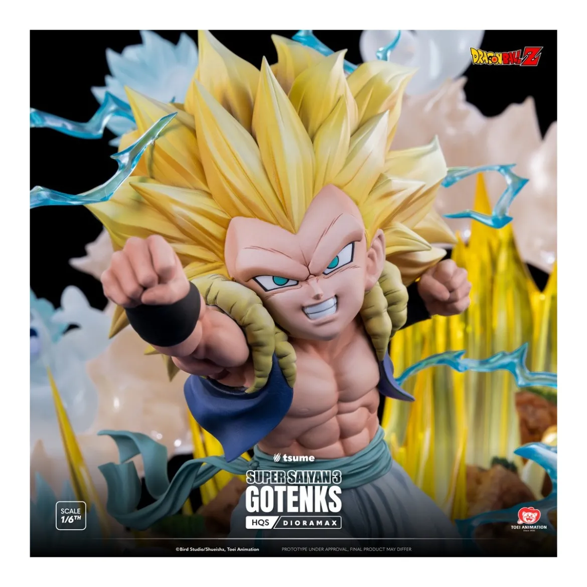 Tsume Dragon Ball Z HQS Dioramax - Super Saiyan 3 GOTENKS 1/6