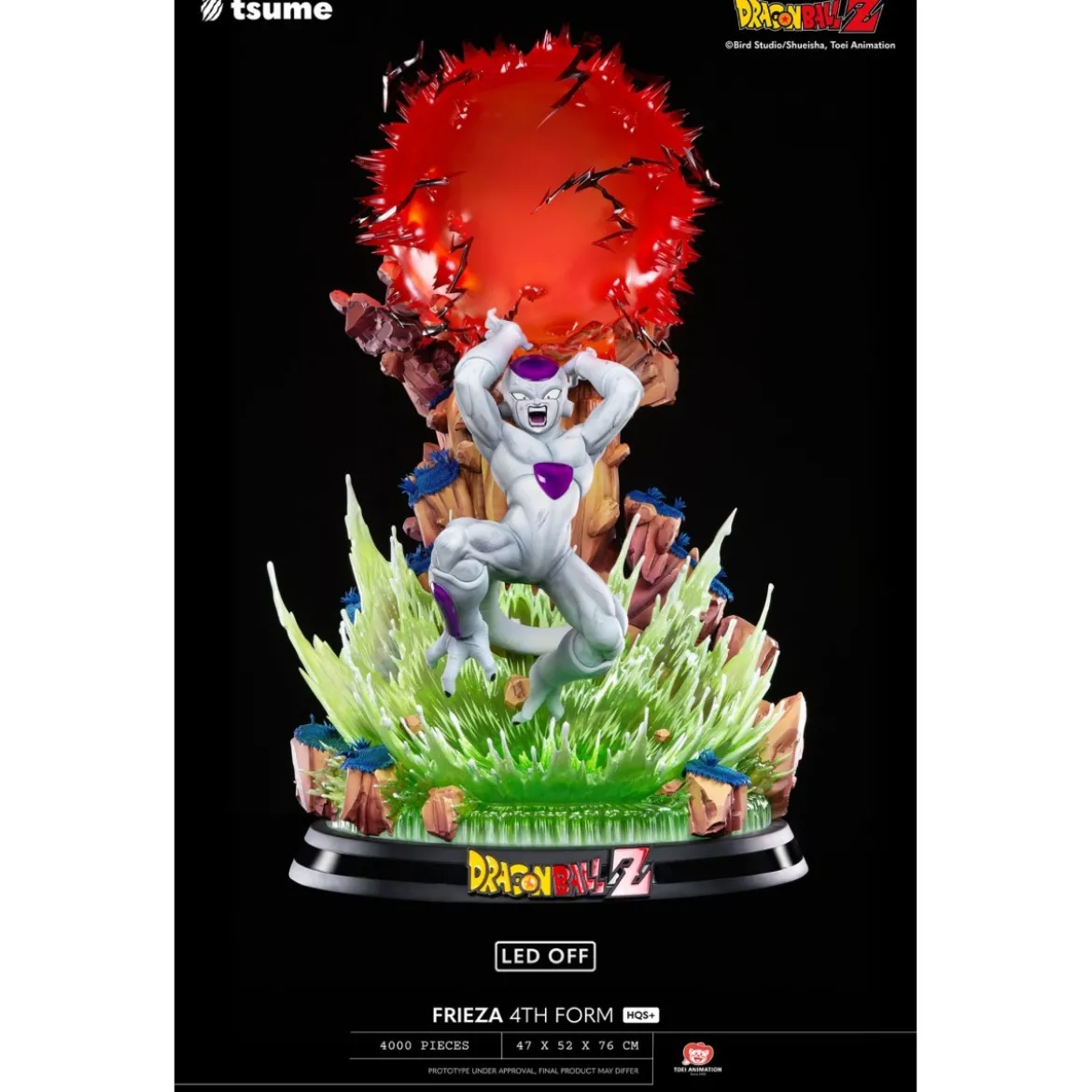 Tsume Dragon Ball Z HQS+ Statue - FREEZER 4TH FORM
