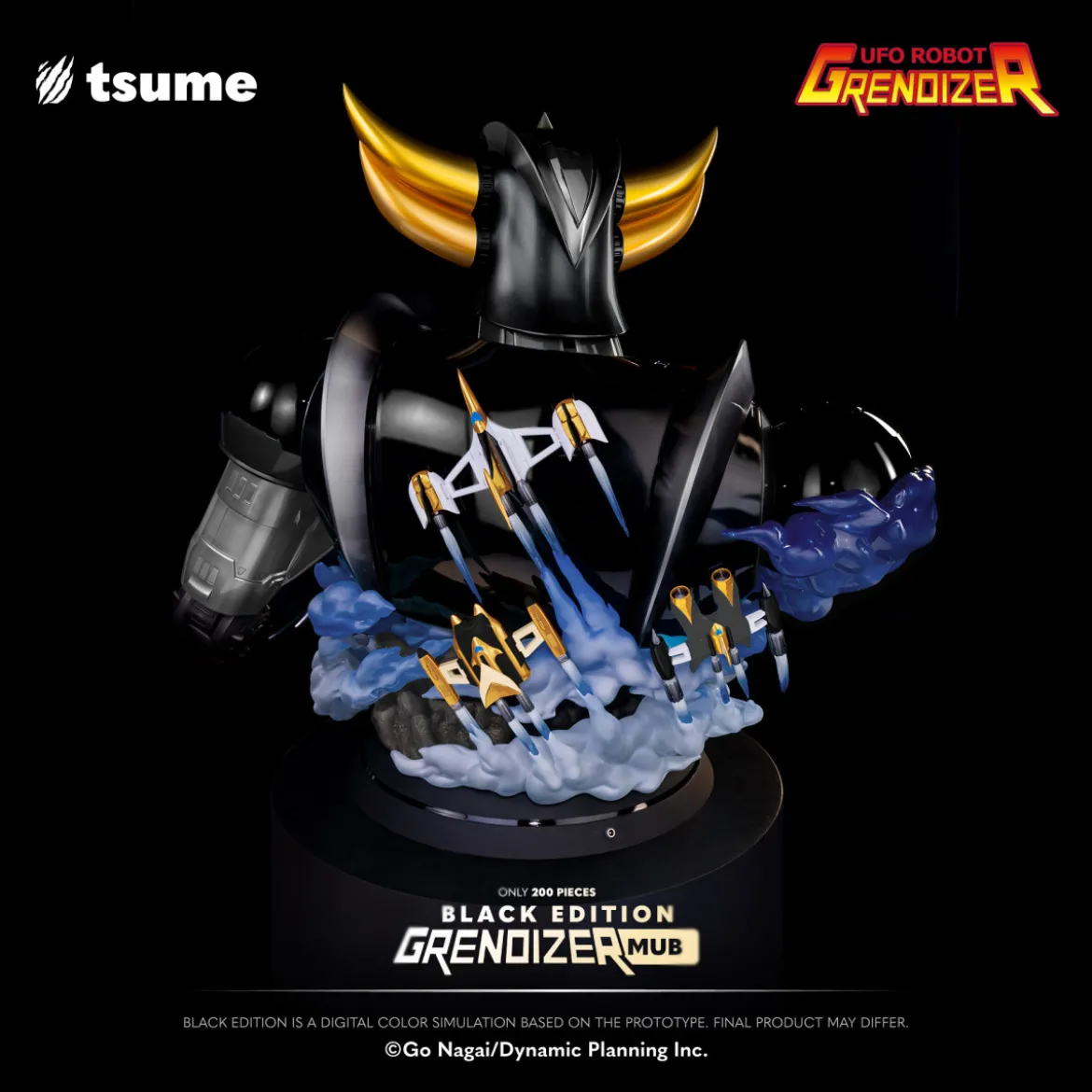 Tsume Grendizer Goldorak My Ultimate Bust - MUB Black Edition
