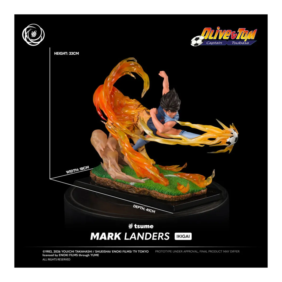 Tsume Ikigai - Mark Landers 1/6 - Olive & Tom - Captain Tsubasa