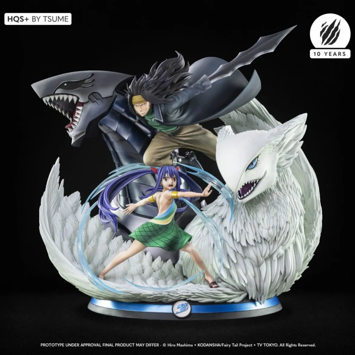 Tsume Statue Fairy Tail Gajeel & Wendy HQS+