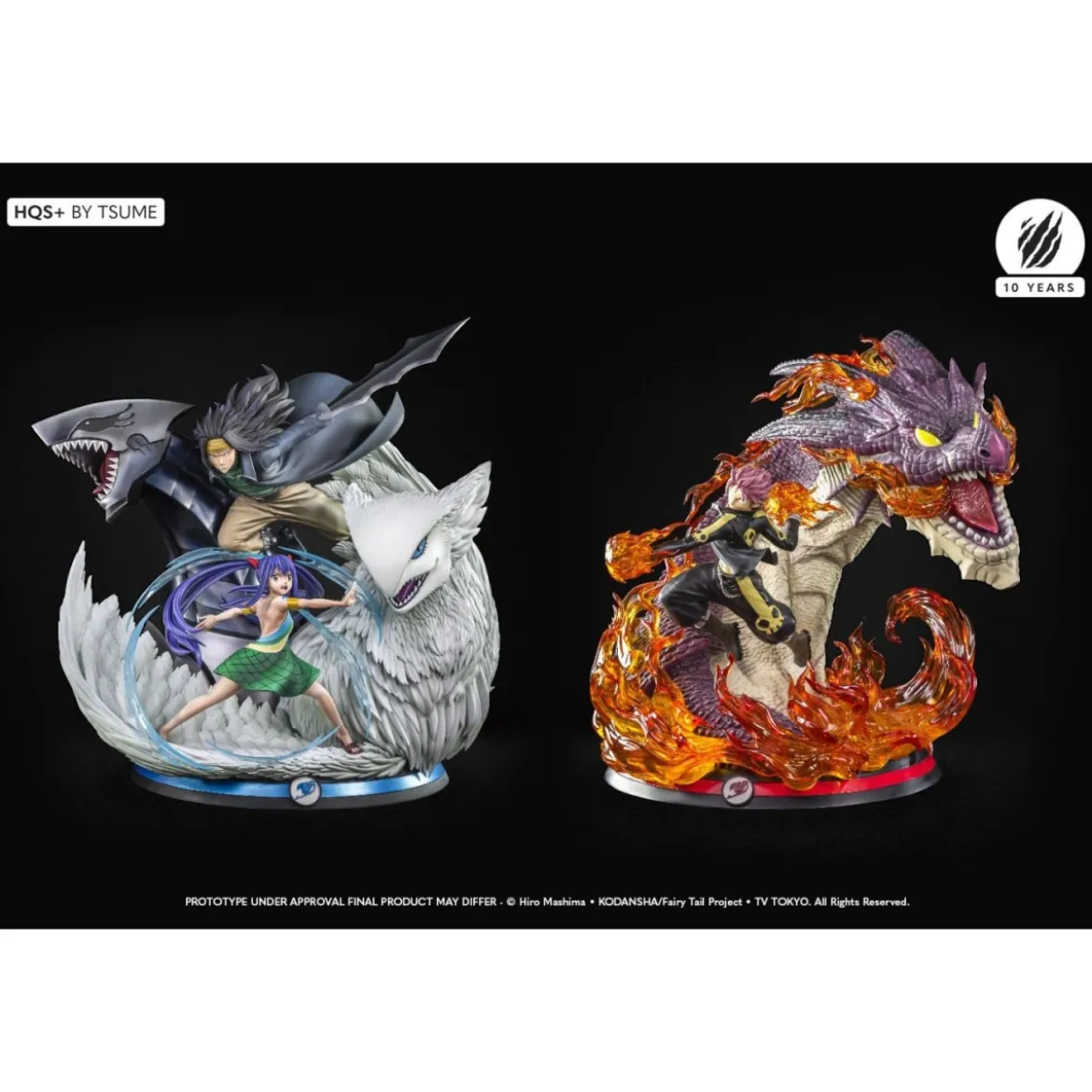 Tsume Statue Fairy Tail Gajeel & Wendy HQS+