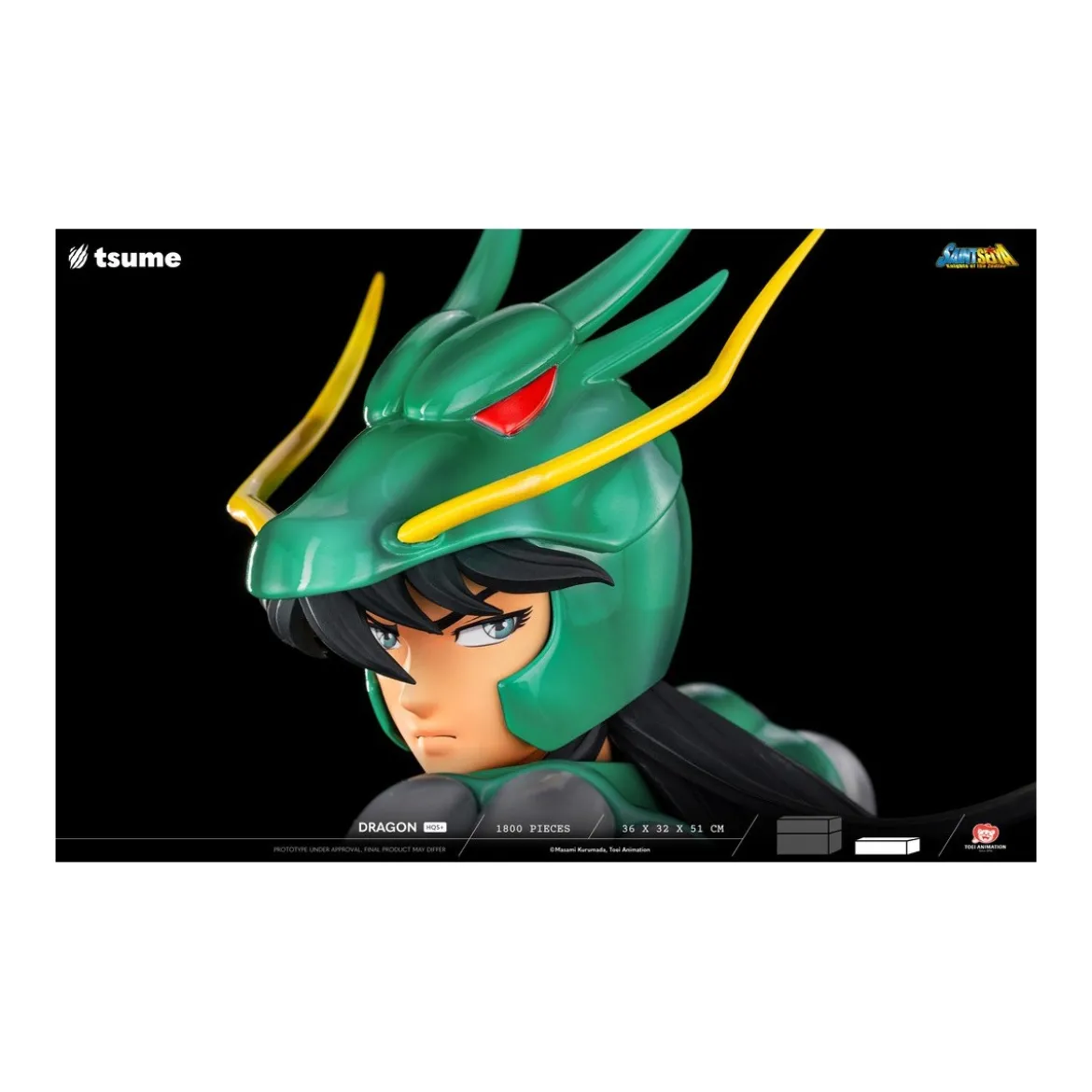 Tsume Statue HQS+ Saint Seiya - Shiryu du Dragon V.1 1/4