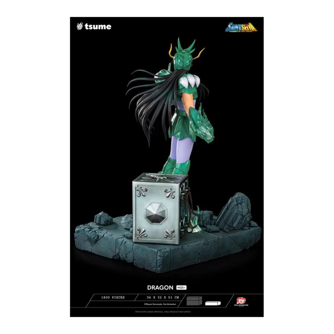 Tsume Statue HQS+ Saint Seiya - Shiryu du Dragon V.1 1/4