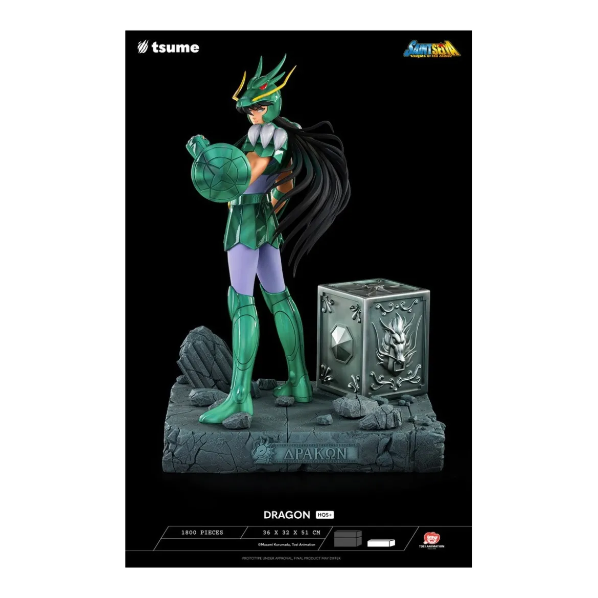 Tsume Statue HQS+ Saint Seiya - Shiryu du Dragon V.1 1/4