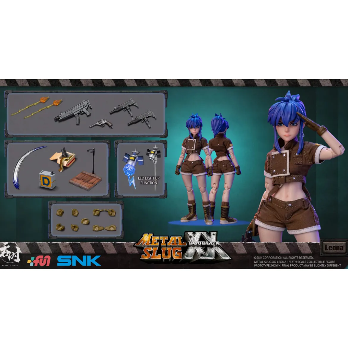 Tunshi Studio - Metal Slug XX - Leona Heidern 1/12 - Ikari Warriors