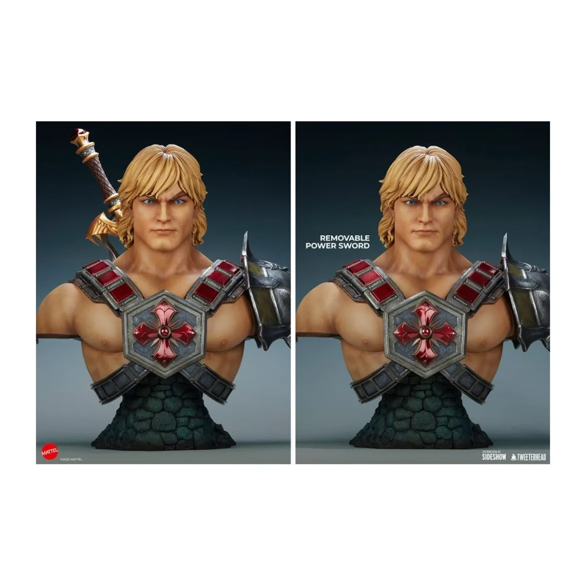 Tweeterhead - Buste MUSCLOR 1:1 - HE-MAN Bust 1:1 - Masters of the Universe Legends
