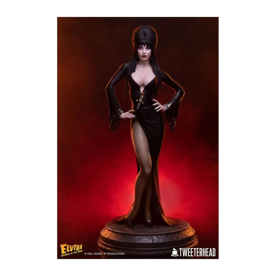 Tweeterhead - Elvira: Mistress of the Dark statue 1/4