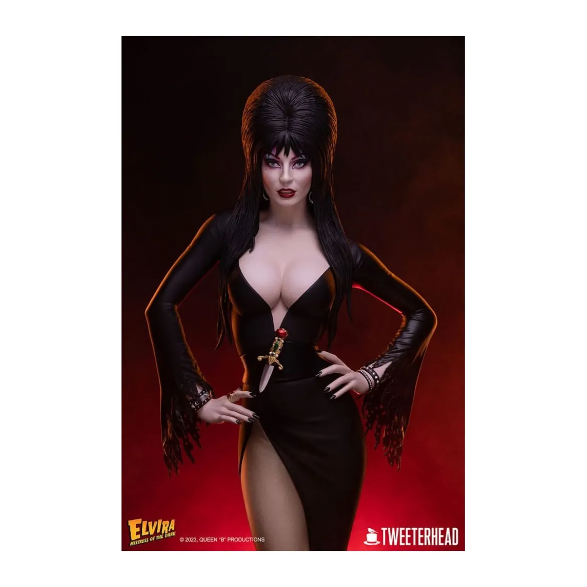 Tweeterhead - Elvira: Mistress of the Dark statue 1/4