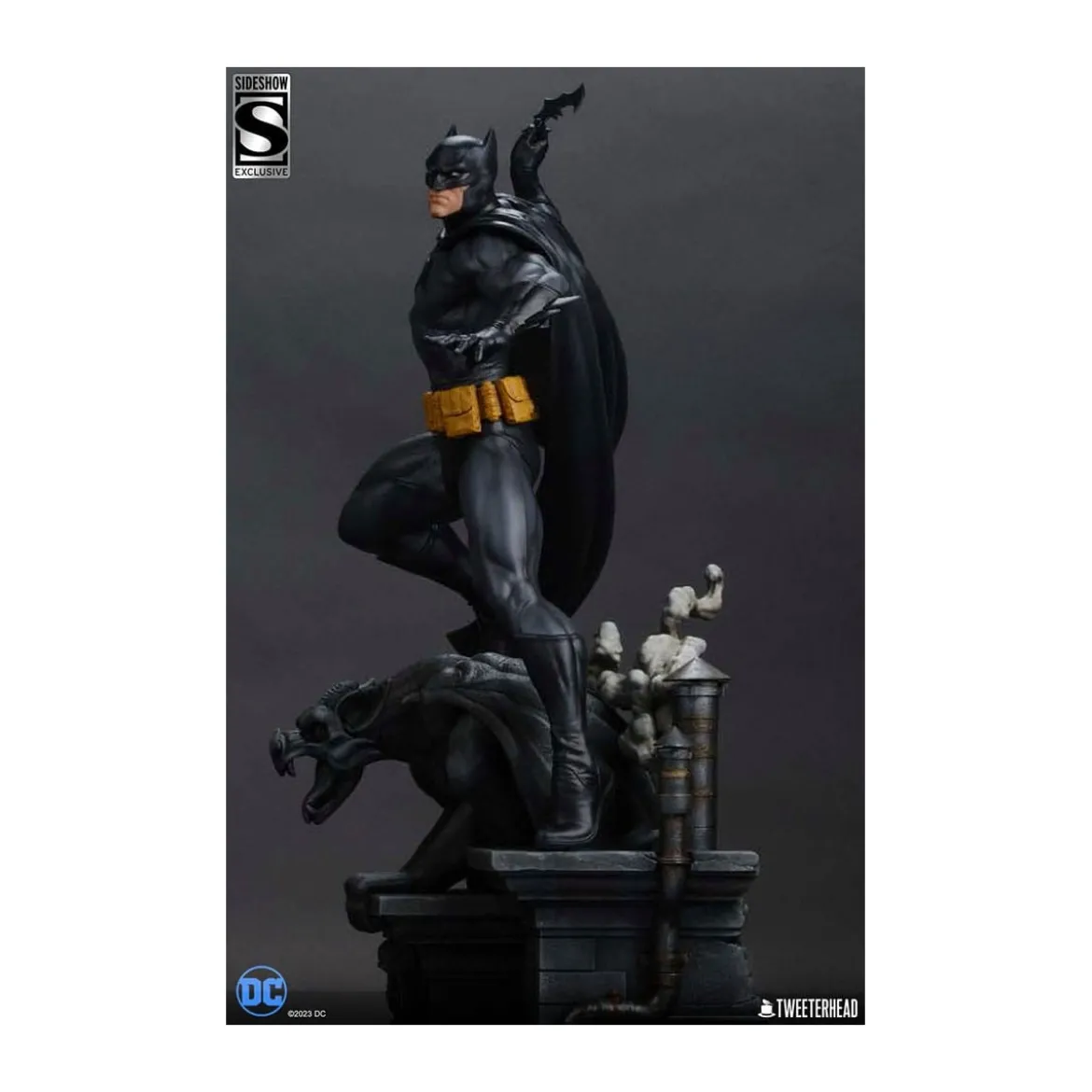 Tweeterhead Sideshow - DC Comics: Batman (Black and Gray Edition) 1/4 statuette