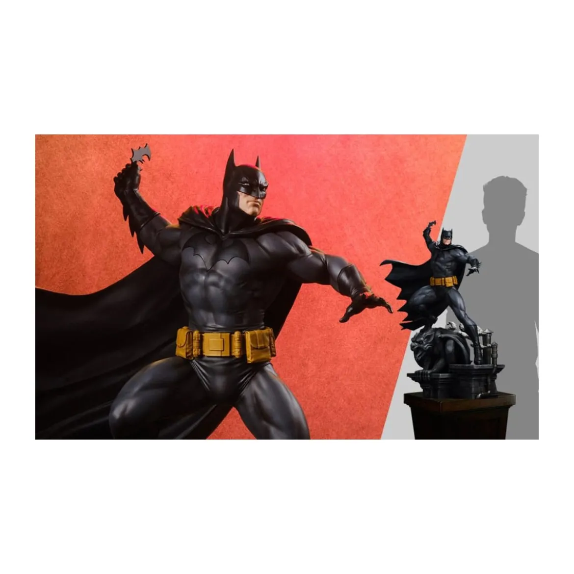 Tweeterhead Sideshow - DC Comics: Batman (Black and Gray Edition) 1/4 statuette