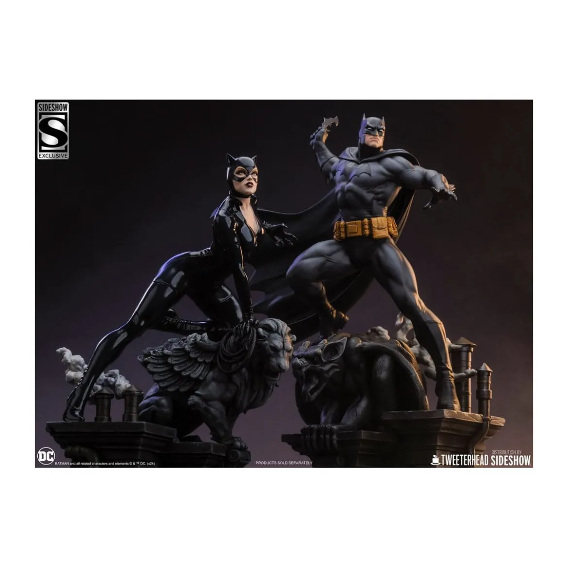 Tweeterhead Sideshow - DC Comics: Batman (Black and Gray Edition) 1/4 statuette