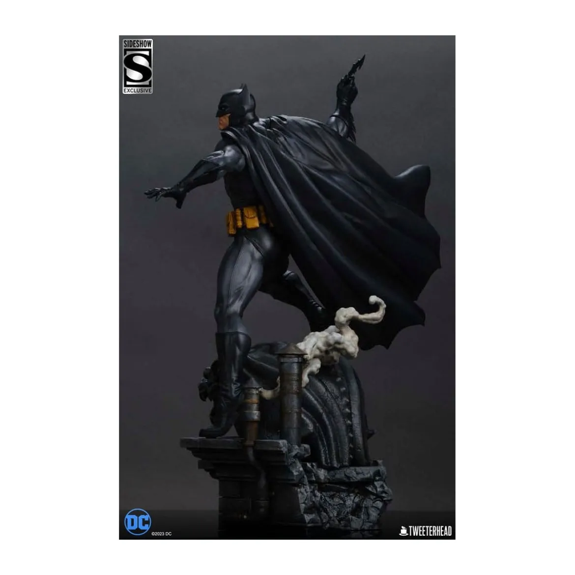 Tweeterhead Sideshow - DC Comics: Batman (Black and Gray Edition) 1/4 statuette