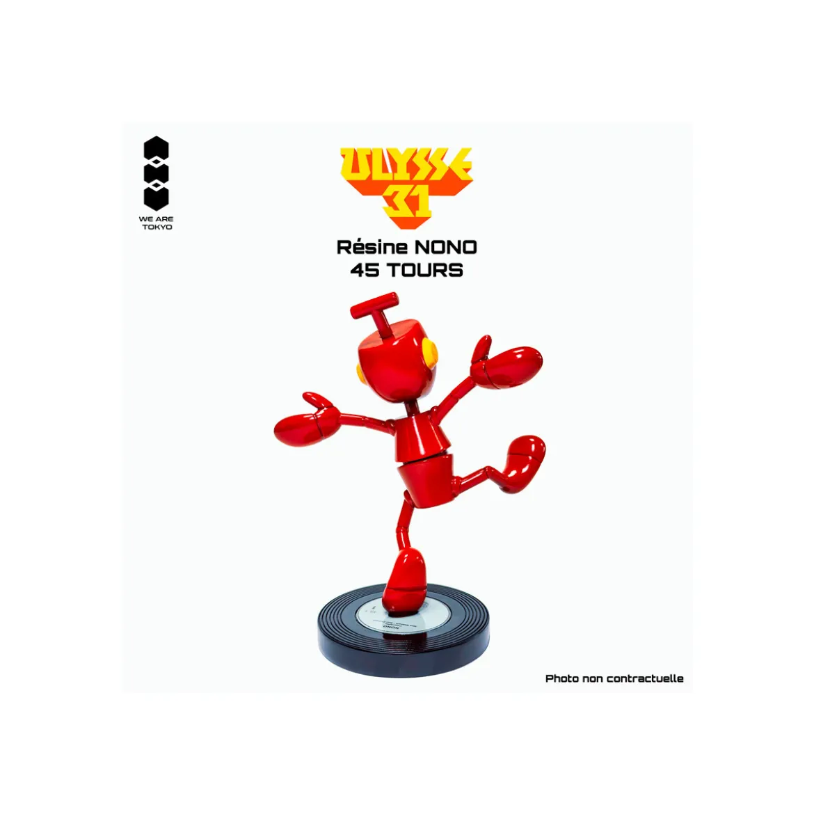 Ulysse 31 Nono 45 Tours Resine 15cm