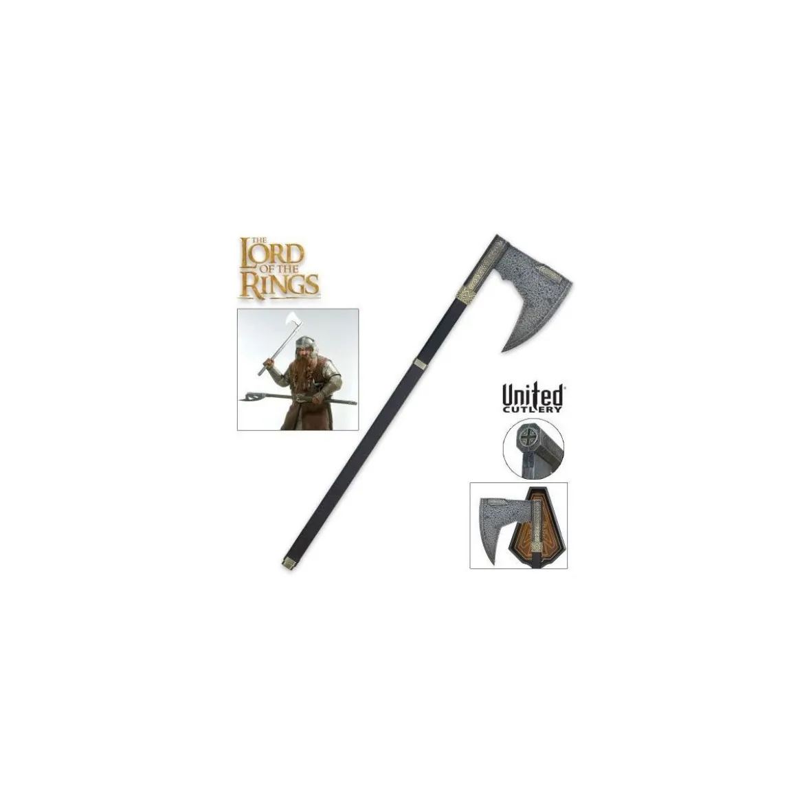 United Cutlery - Bearded Axe of Gimli - Lord of the Rings 1/1