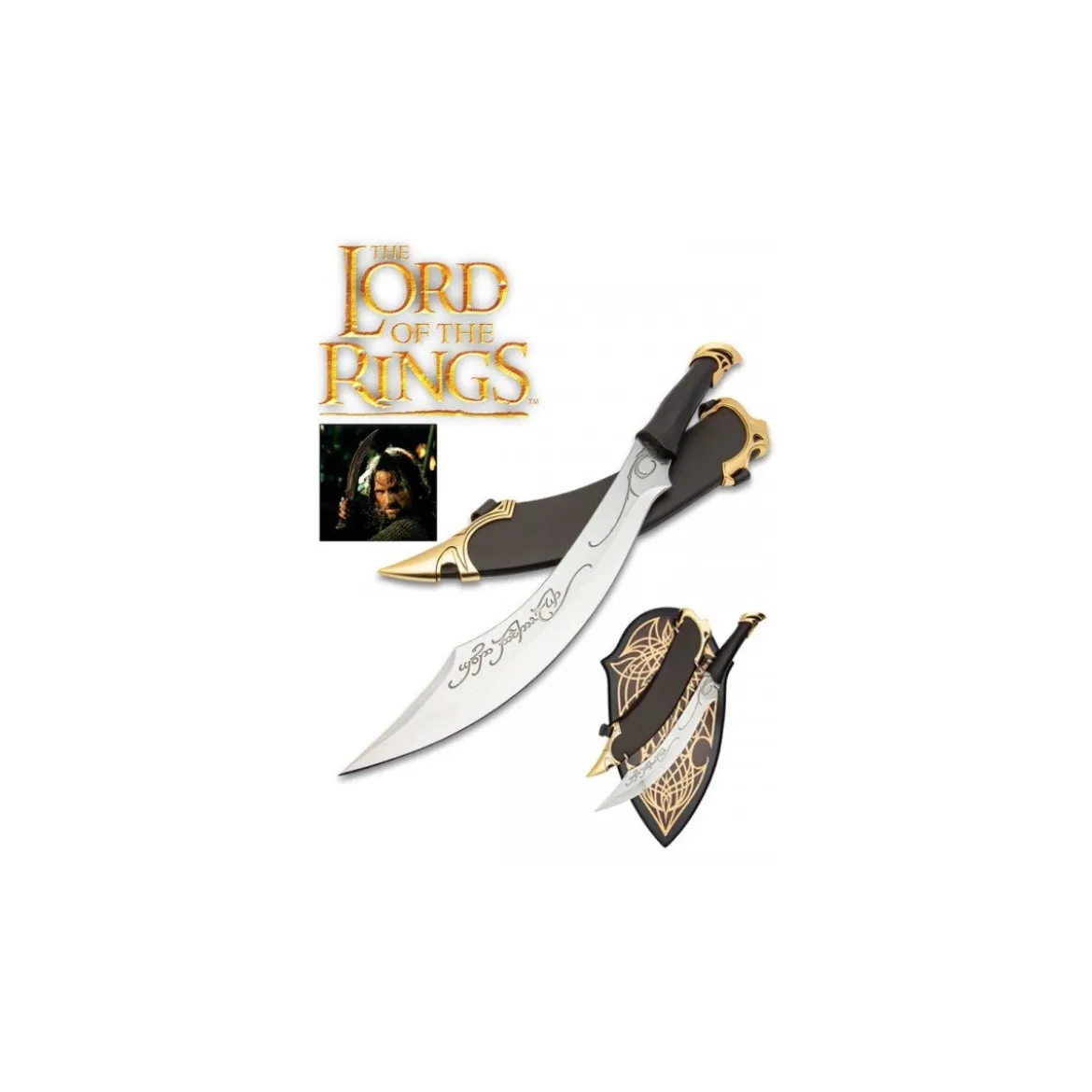 United Cutlery - Dague Elfique de Aragorn 1/1 - Lord of the Rings