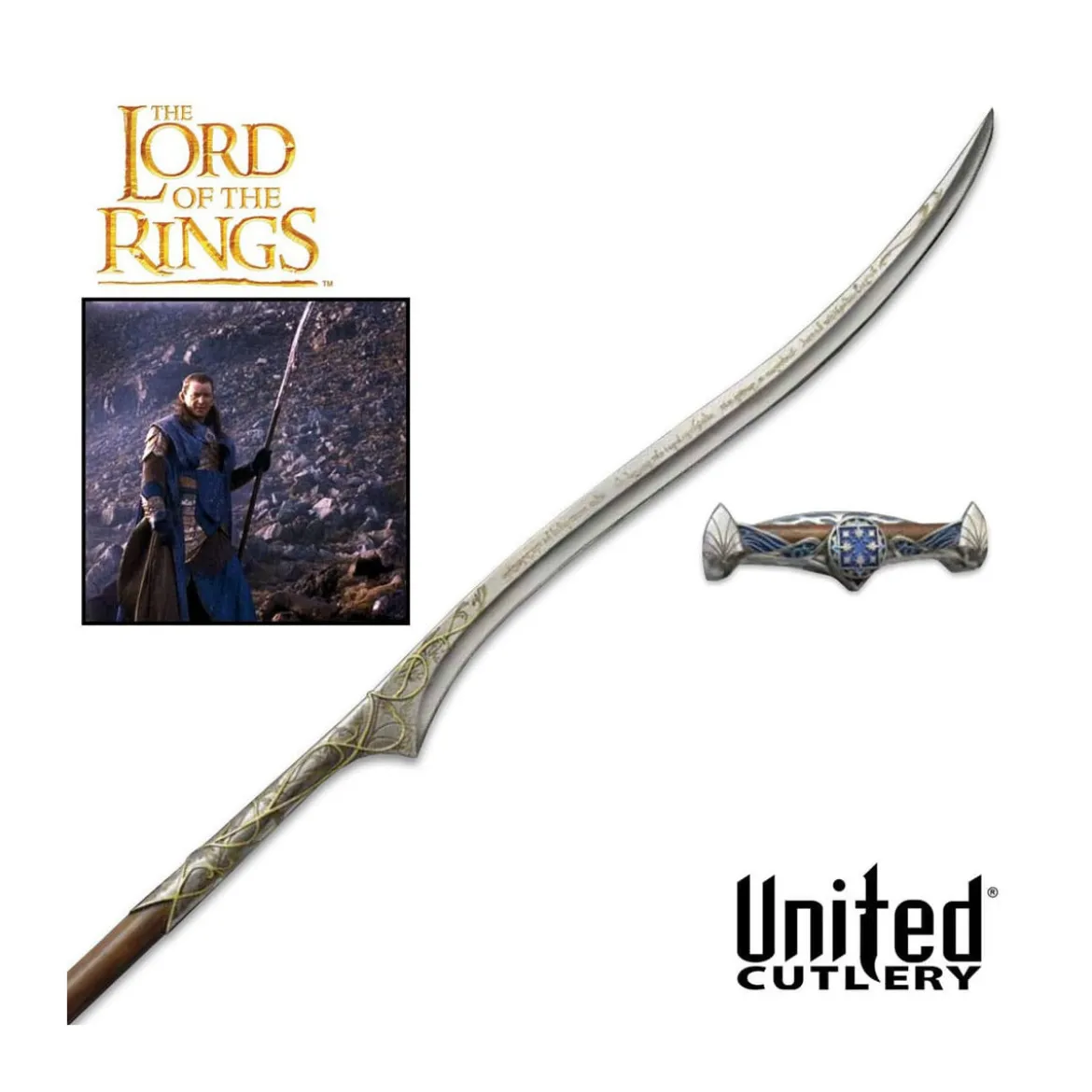 United Cutlery LOTR Aiglos Lance de Gil-Galad - Aeglos Spear of Gil-Galad - Le Seigneur des Anneaux