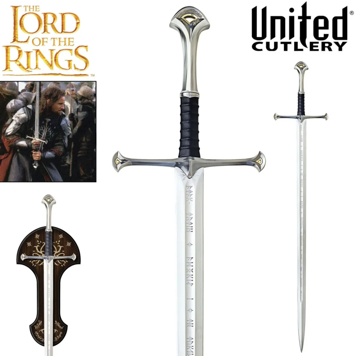 United Cutlery LOTR Epee Anduril - Roi aragorn