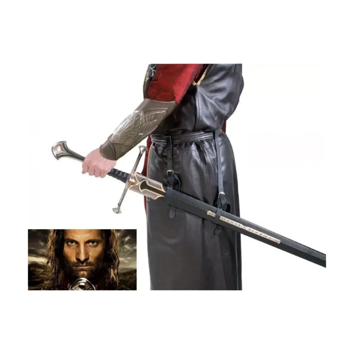United Cutlery LOTR Fourreau d'Anduril - Anduril Scabbard Le Seigneur des Anneaux