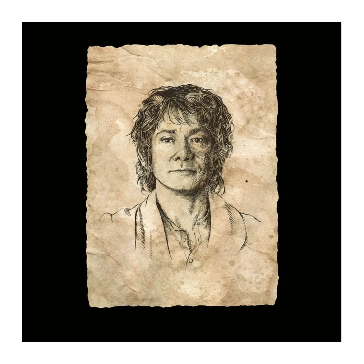 Weta - Bilbo Portrait Print - Le Hobbit Un Voyage Inattendu Art Print