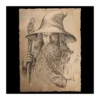 Weta - Gandalf Portrait Print - Le Hobbit Un Voyage Inattendu Art Print