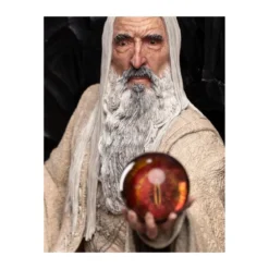 Weta - Le Seigneur des Anneaux - Saruman the White on Throne statue 1/6