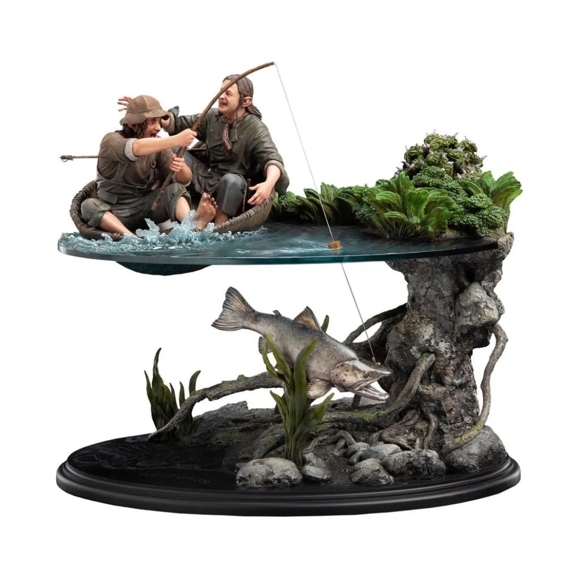 Weta - Sméagol & Déagol: A Shadow of the Past Édition Limitée - Le Seigneur des Anneaux statuette 1/6