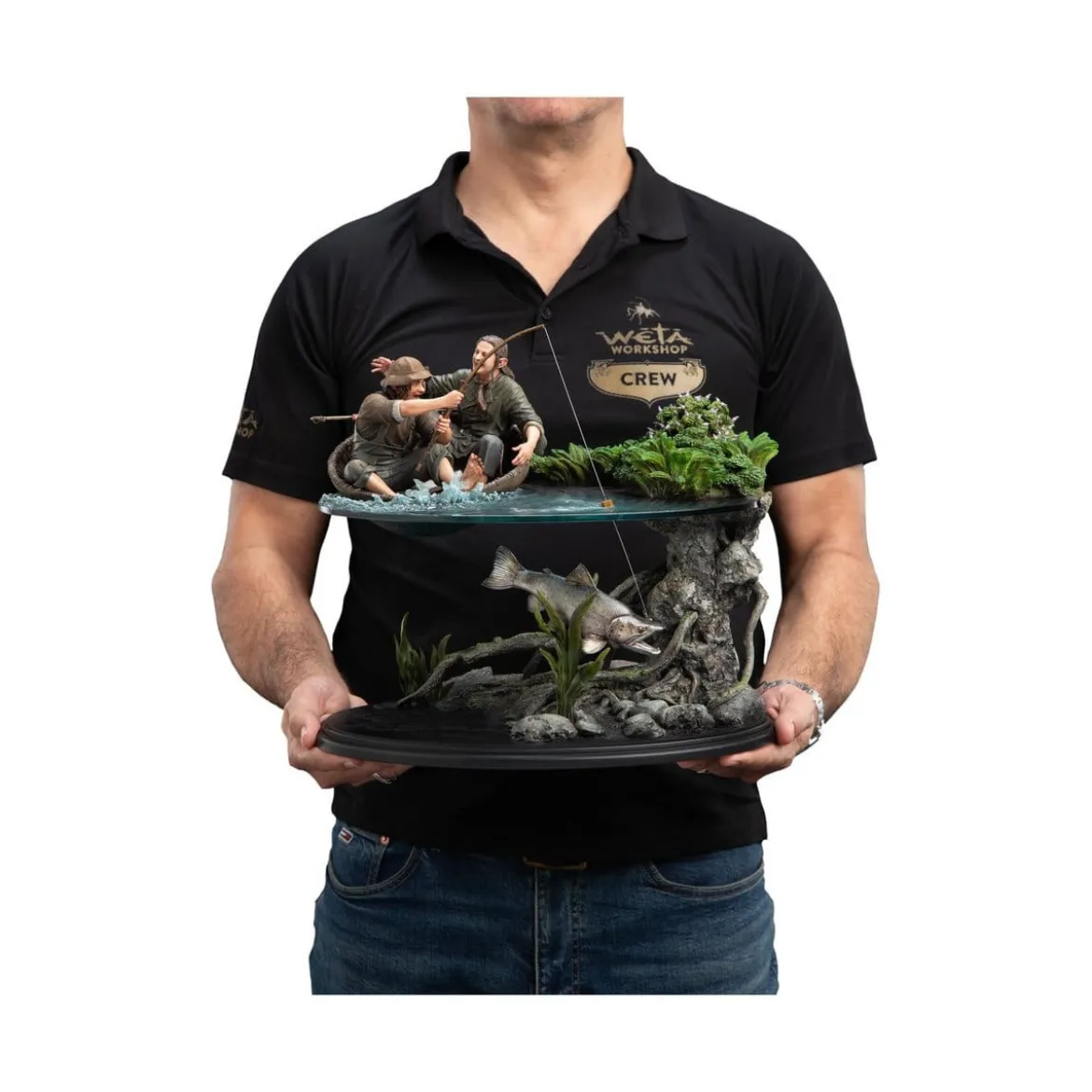 Weta - Sméagol & Déagol: A Shadow of the Past Édition Limitée - Le Seigneur des Anneaux statuette 1/6