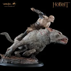Weta Statue Hobbit Azog The Defiler on Warg - Occasion