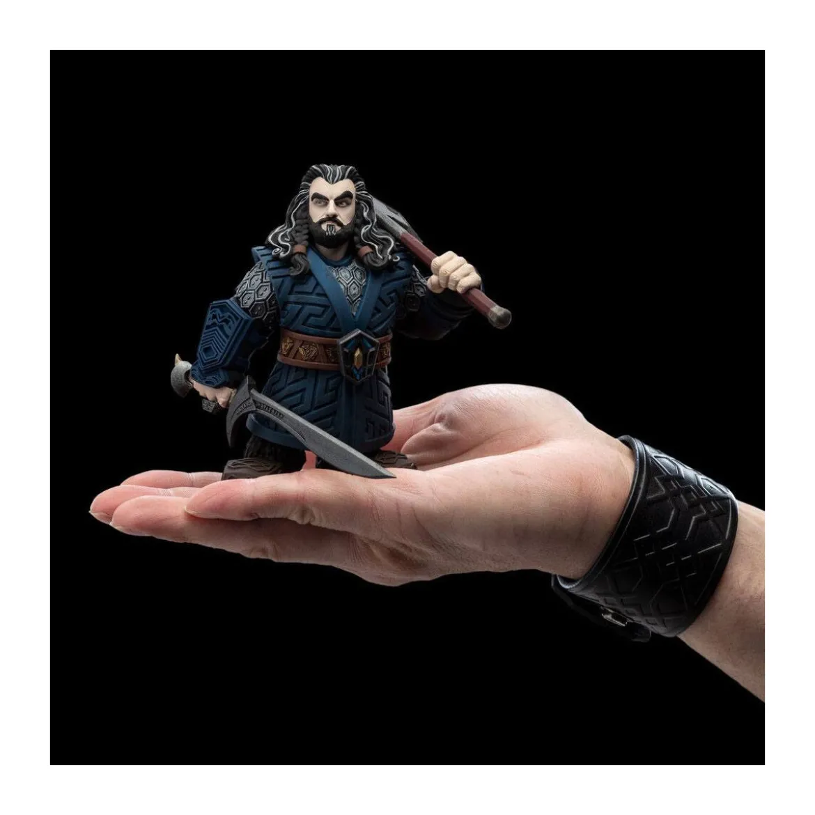 Weta Statue Vinyl Le Hobbit figurine Mini Epics Thorin Oakenshield Limited Edition - Ecu de Chêne.